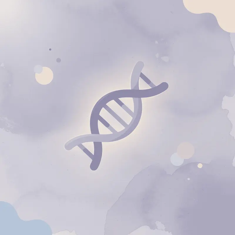 DNA strand icon representing hair follicle health