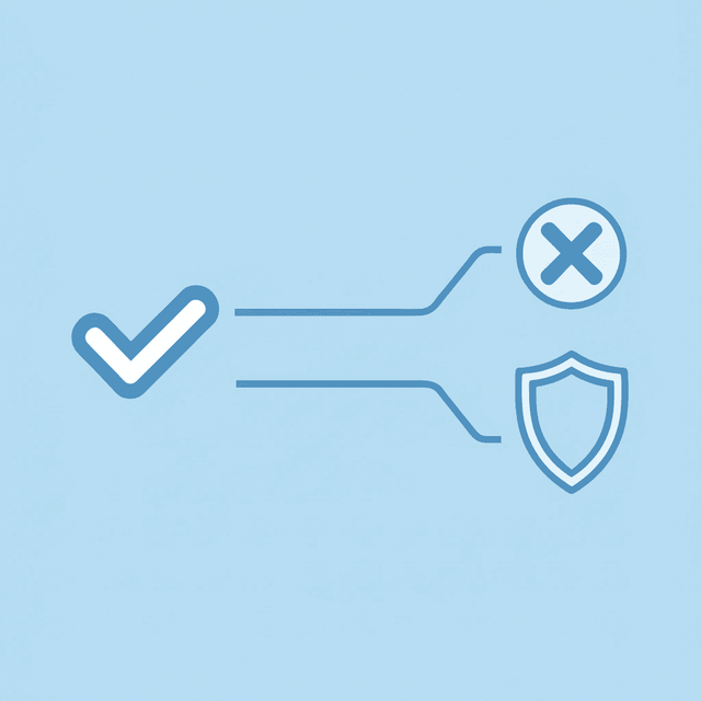 Split path diagram showing one path leading to safe verified purchase and another path leading to dangerous unverified sources with health consequences