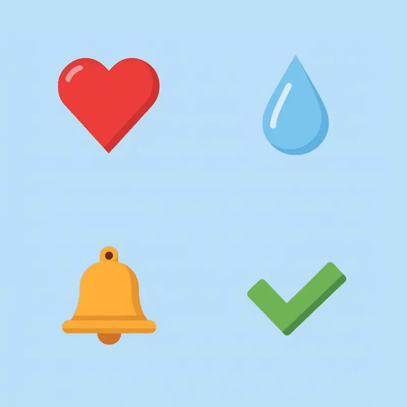 Four-box grid displaying MeAgain's main features for tirzepatide management