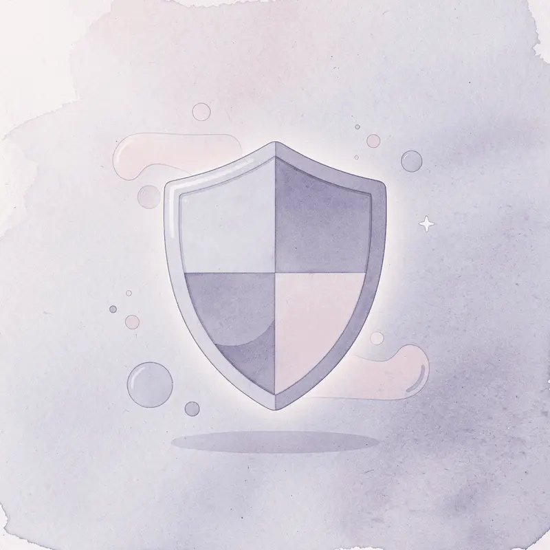 Warning shield icon representing health dangers