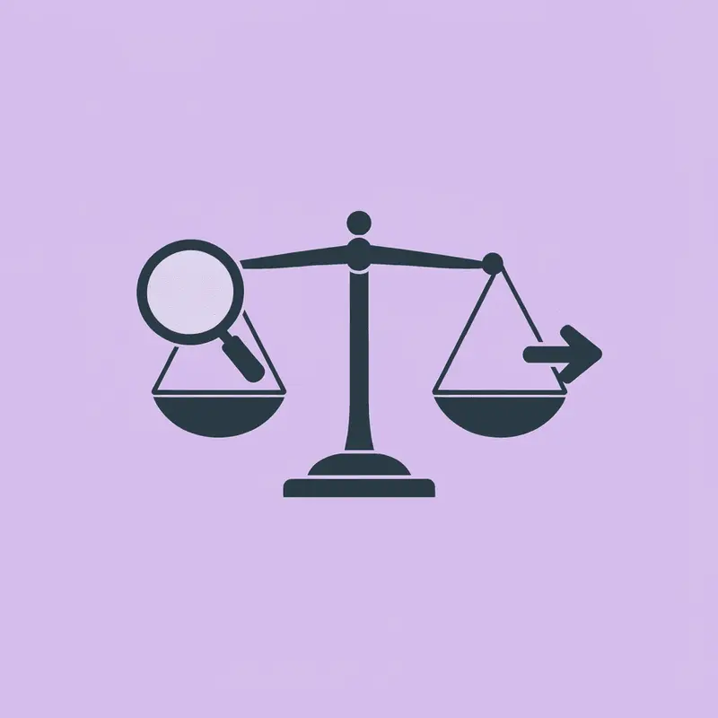 Balance scale comparing oral Wegovy on one side with injectable Wegovy on the other