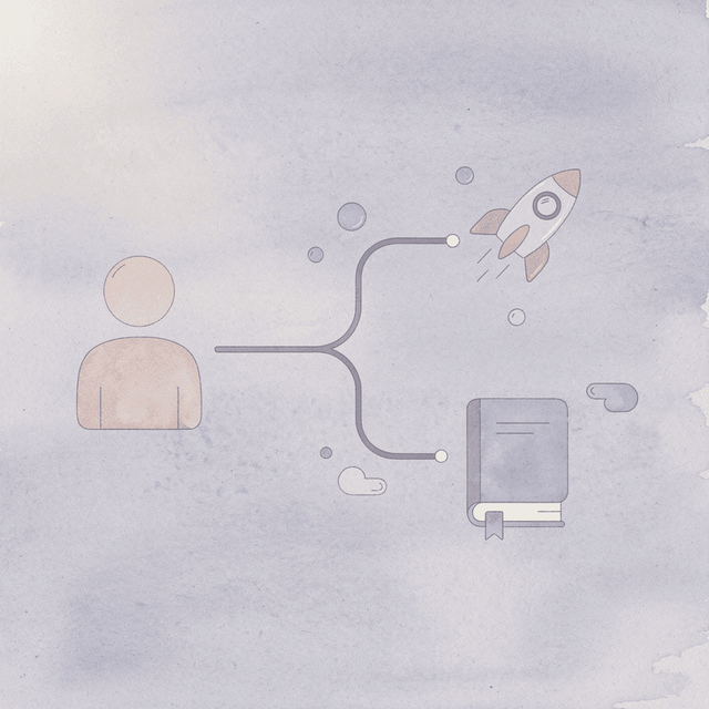 Icon showing pill and injection as two delivery path options for GLP-1 medication