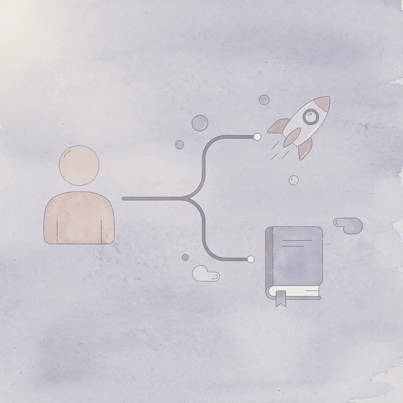 Icon showing pill and injection as two delivery path options for GLP-1 medication