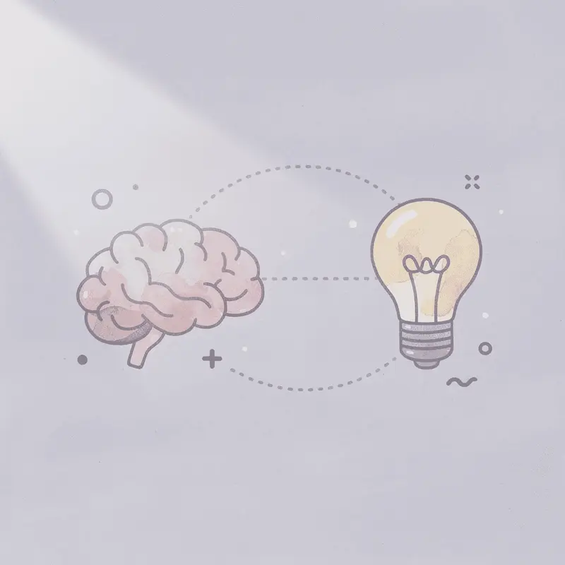 Gear and target icons connected showing treatment mechanism