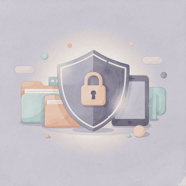Shield protecting objects representing FDA safety and quality controls