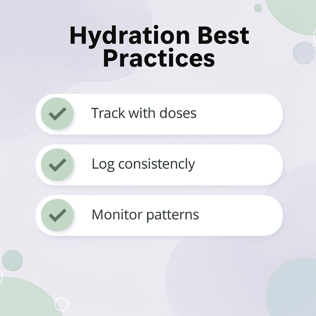 Checklist of hydration - best practices for GLP-1 users - How Much Water to Drink on GLP-1