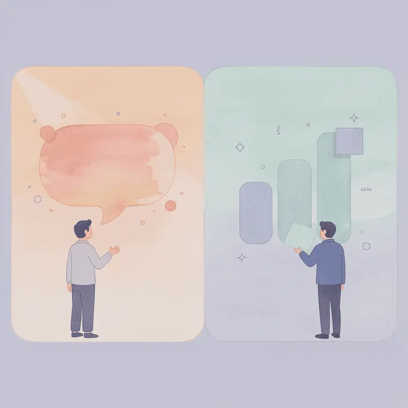 Split scene showing two different approaches to medication lifestyle changes