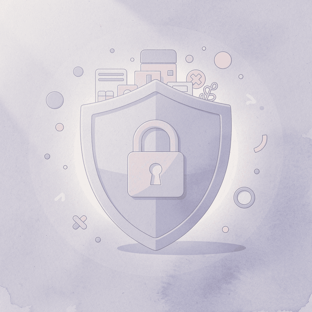 Shield protecting medical documents representing safe and legal compounded medication access