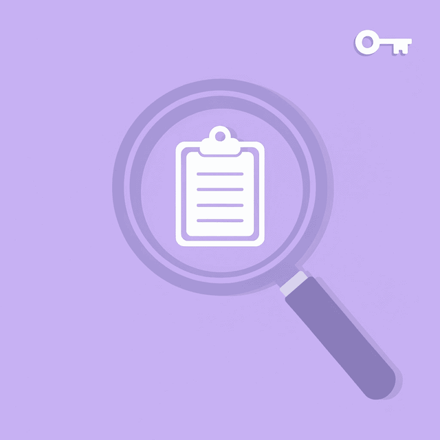 Magnifying glass focusing on medication adherence history as the critical factor