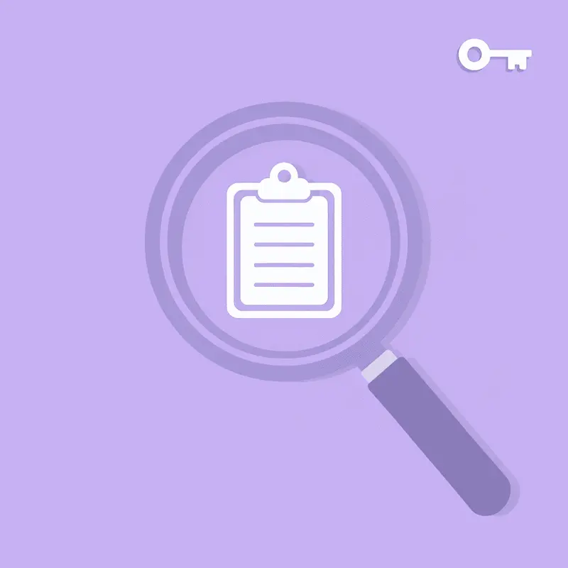 Magnifying glass focusing on medication adherence history as the critical factor