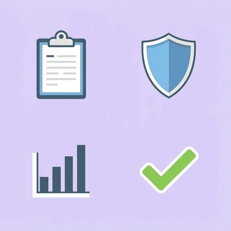 Four-box grid showing manufacturing oversight, clinical validation, batch consistency, and quality standards as key differentiators