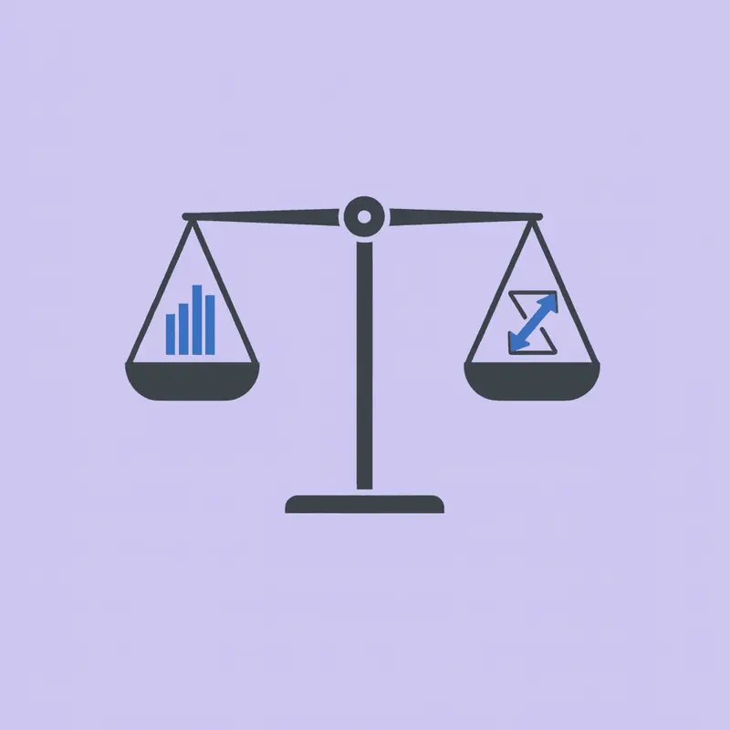 Balance scale comparing compounded GLP-1 on the left side versus branded versions on the right side