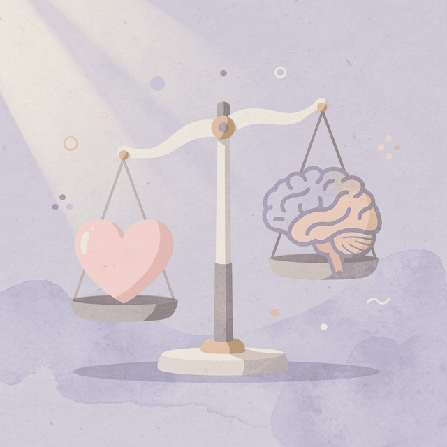 Balance scale weighing cost versus quality considerations