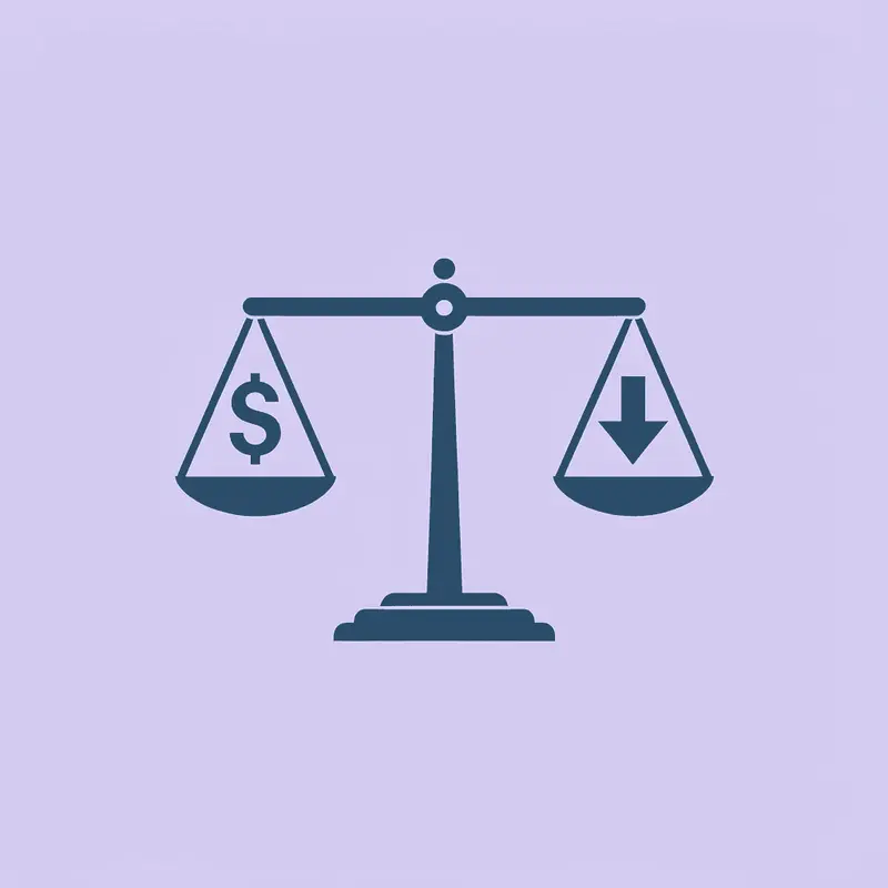 Balance scale comparing oral semaglutide on one side and injectable semaglutide on the other