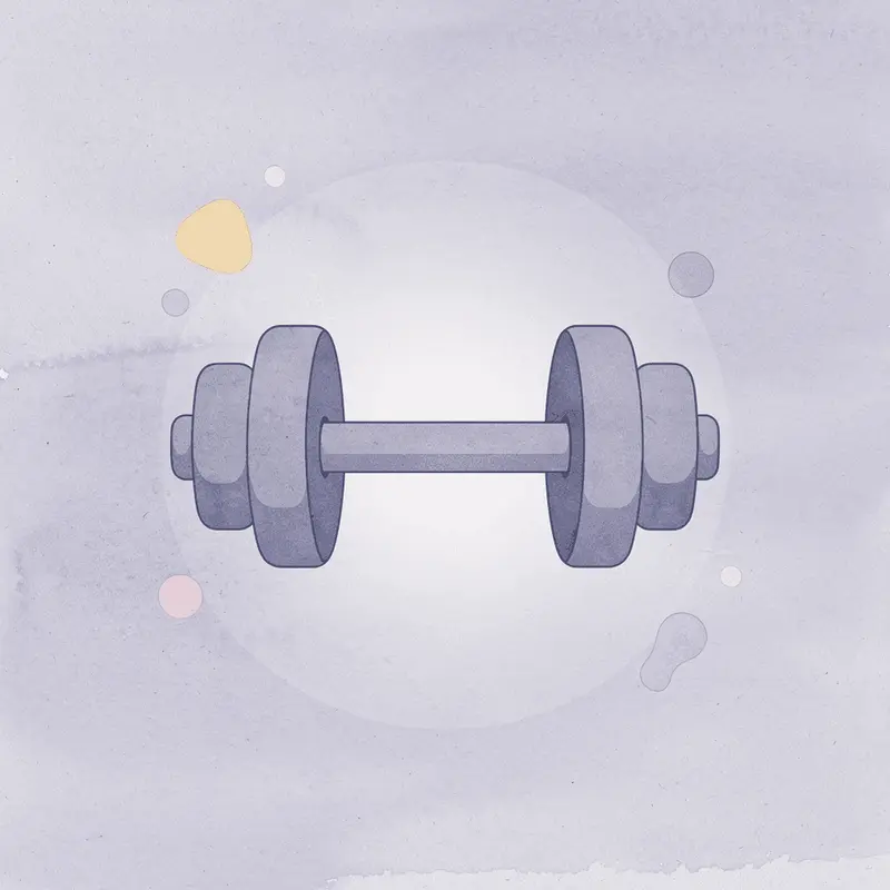Dumbbell icon representing muscle preservation - How Much Protein on GLP-1