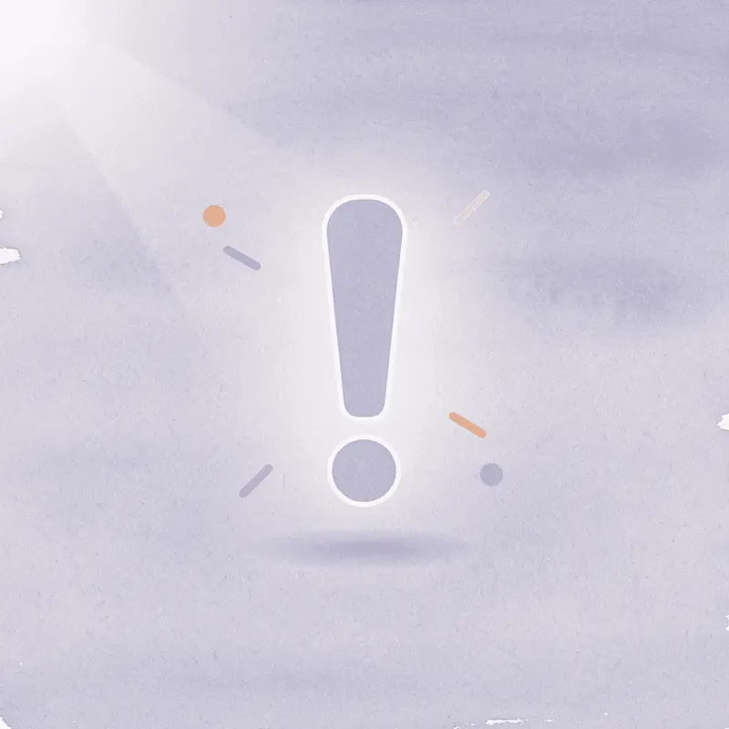 Warning icon highlighting common patient misconception about acid reflux