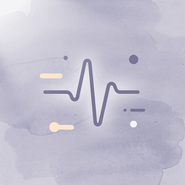 Pulse line icon representing a body that has stopped responding