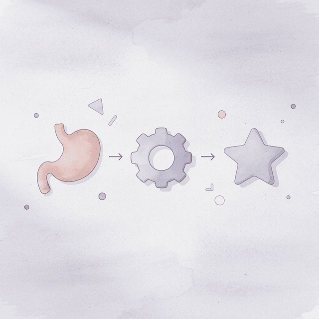 Three interconnected factors causing GLP-1 acid reflux