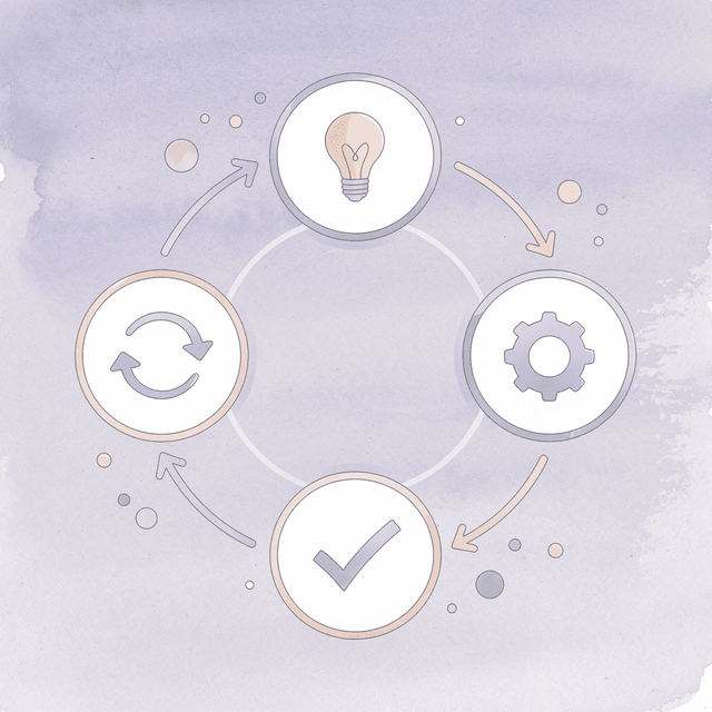 Cycle of daily habits supporting better sleep on Zepbound