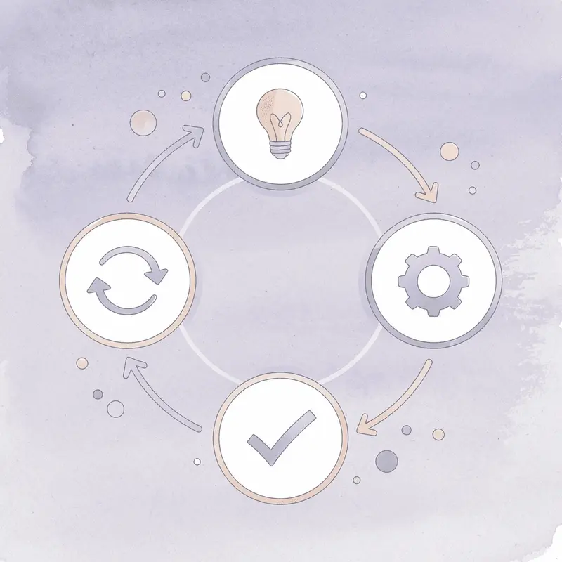 Cycle of daily habits supporting better sleep on Zepbound
