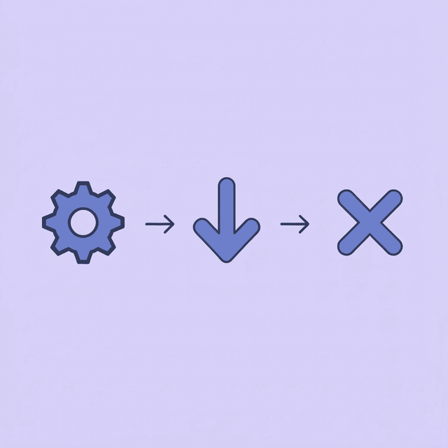 Three-step flow showing how side effects lead to inconsistent dosing, which causes treatment failure