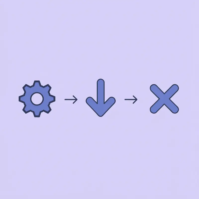 Three-step flow showing how side effects lead to inconsistent dosing, which causes treatment failure