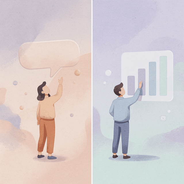 Illustration showing two different people with varying responses to medication