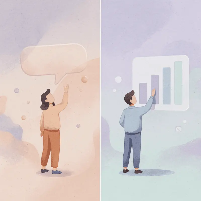 Illustration showing two different people with varying responses to medication
