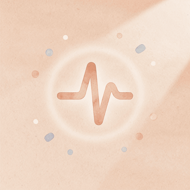 Pulse line icon representing blood pressure monitoring