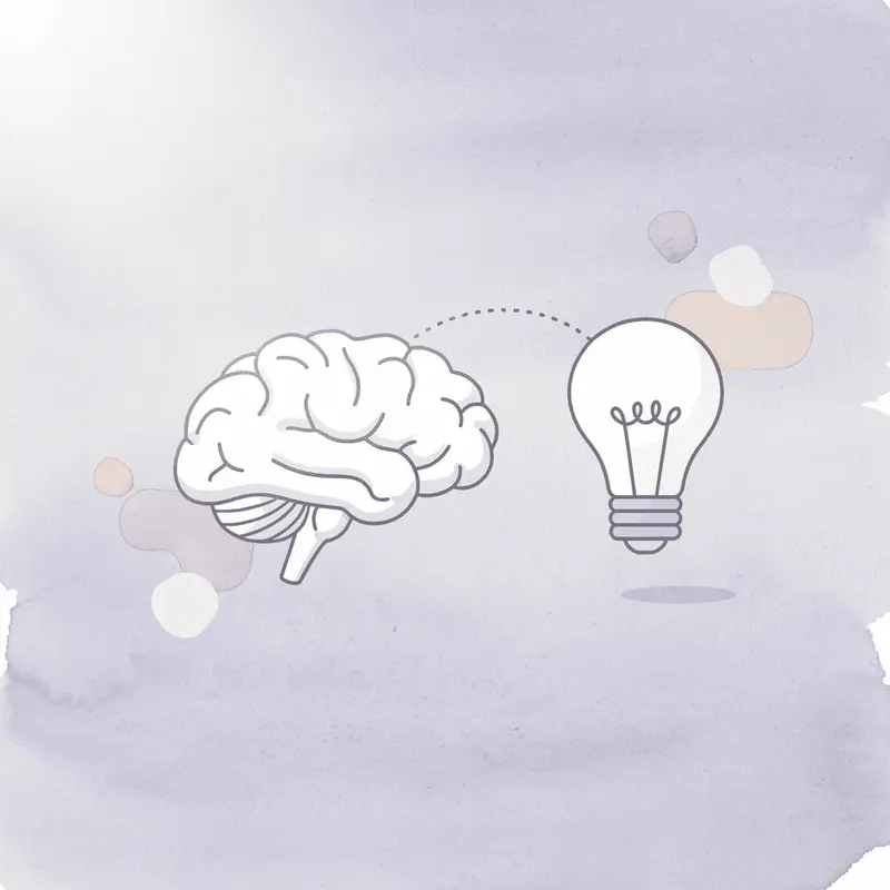 Pill connected to brain showing Wegovy's appetite reduction effect