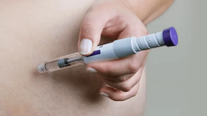 injecting medication - GLP 1 Dosing