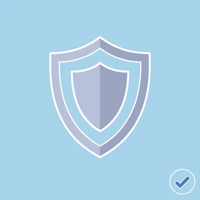 Shield icon representing security and protection of ordering tirzepatide through legitimate telehealth providers with proper safety standards