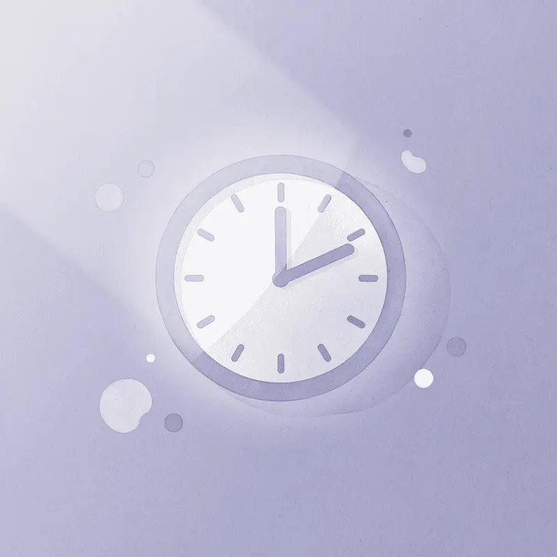 Clock icon representing symptom timing
