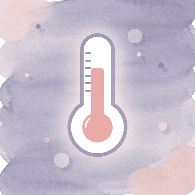 Thermometer icon emphasizing temperature control importance