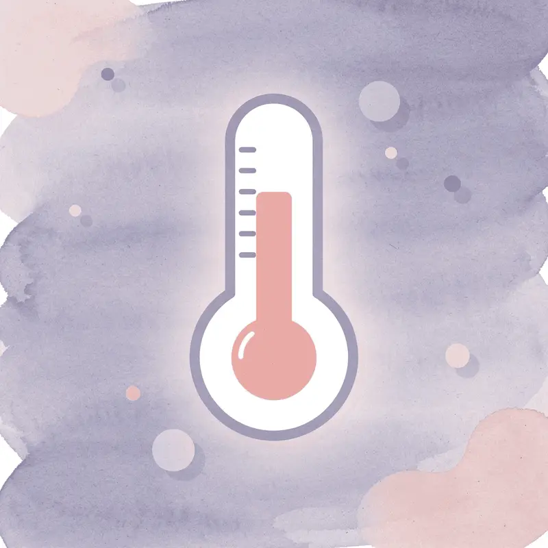 Thermometer icon emphasizing temperature control importance