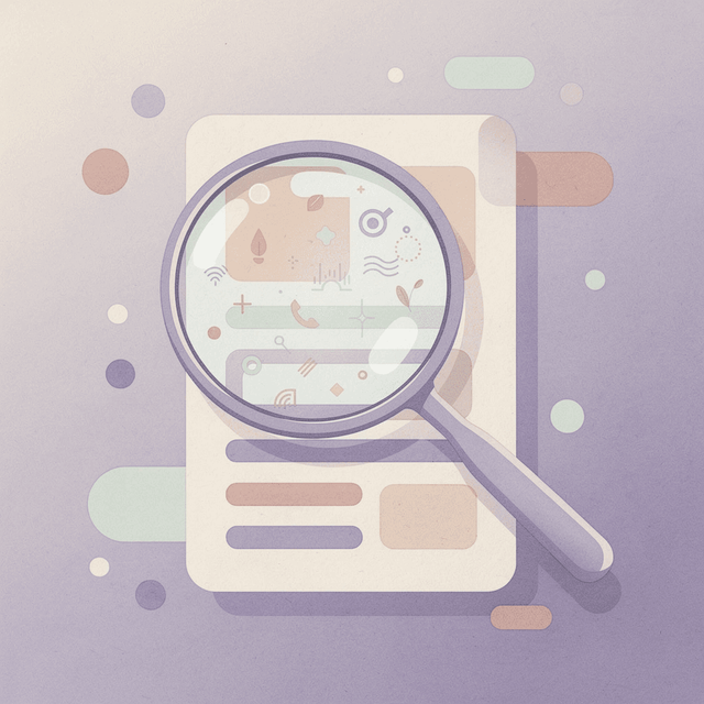 Magnifying glass examining medication representing close attention to prescription safety