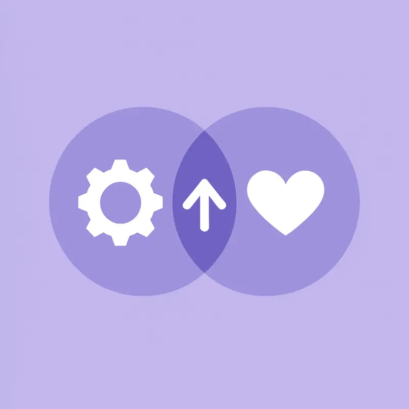 Two overlapping circles showing GLP-1 medication on one side and daily habits on the other, with 'Results' in the overlapping center area