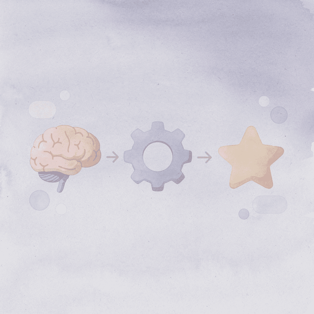 Three icons showing brain-gut signaling pathway affected by GLP-1 medications