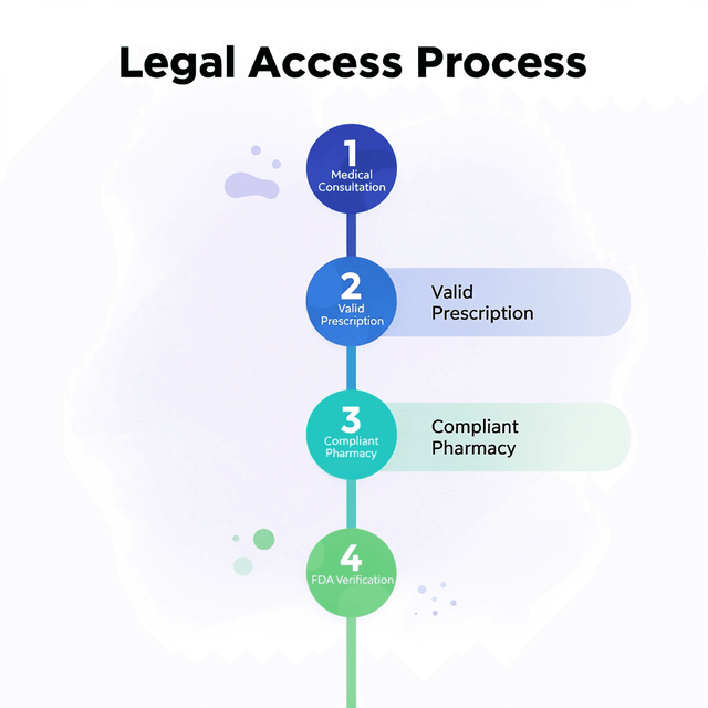 Four-step process for legally accessing compounded tirzepatide