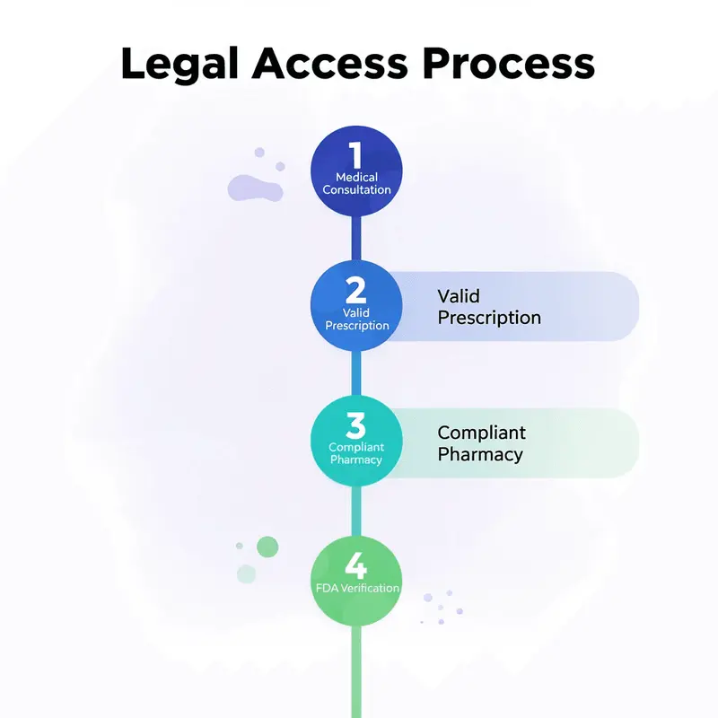 Four-step process for legally accessing compounded tirzepatide