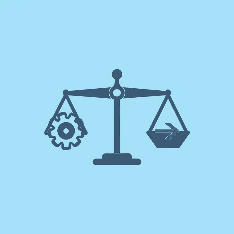 Balance scale comparing daily dosing discipline on one side with injection anxiety relief on the other