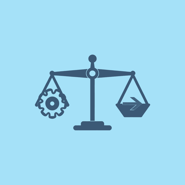 Balance scale comparing daily dosing discipline on one side with injection anxiety relief on the other