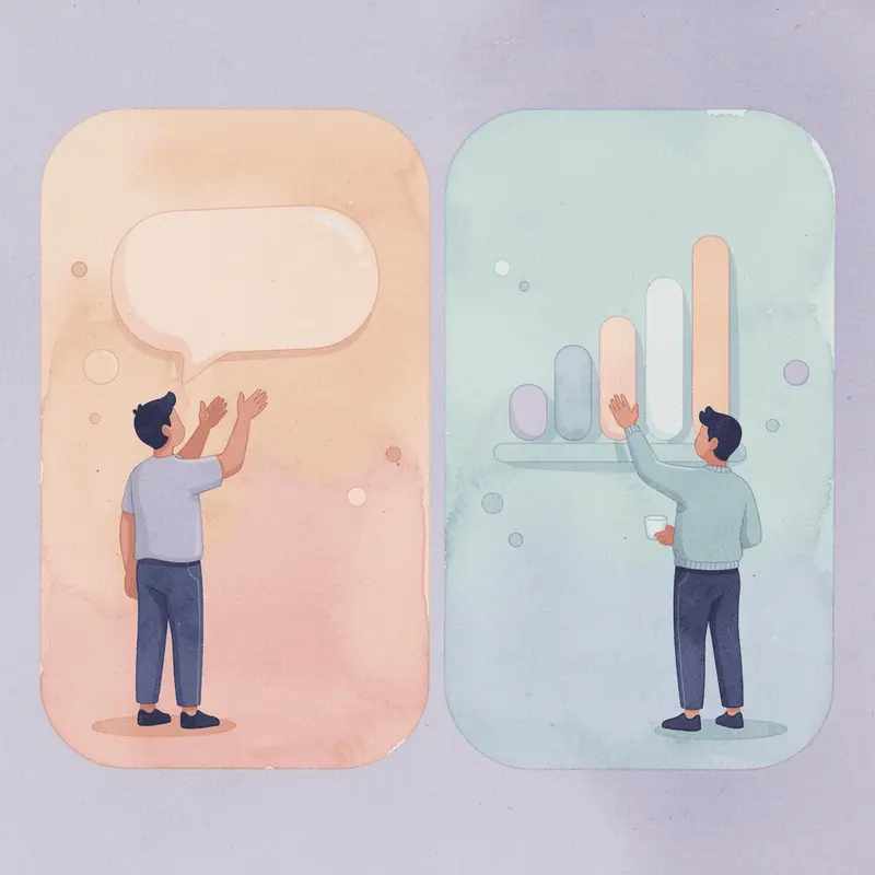 Split scene showing dramatic social media transformations versus realistic gradual progress