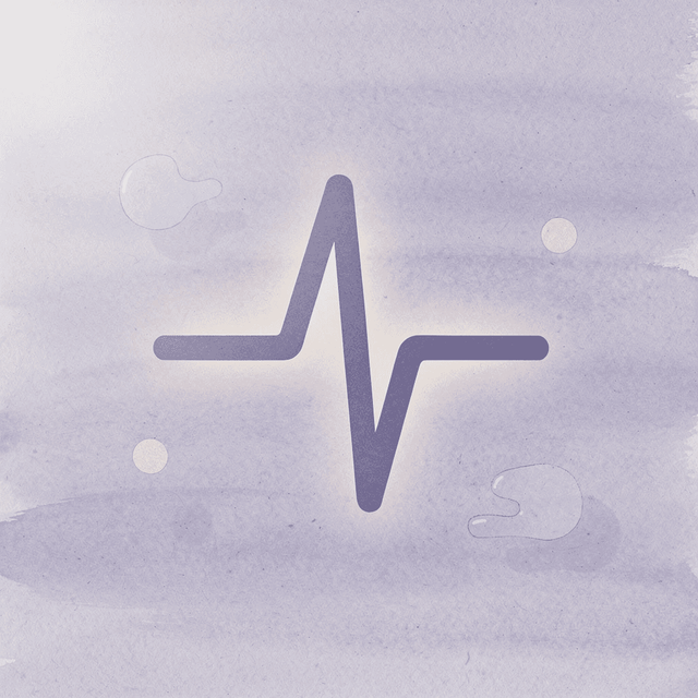 Pulse line icon representing normal biological variability in weight