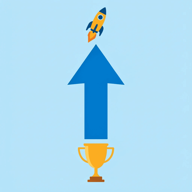 Upward arrow showing progression from basic prescription to comprehensive treatment success