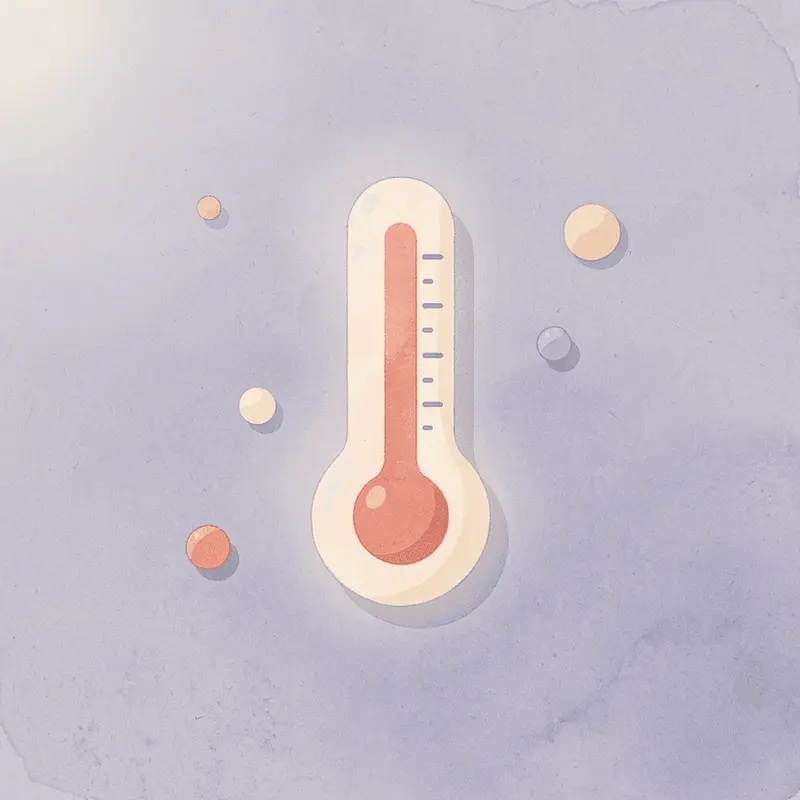 Thermometer icon representing temperature monitoring for tirzepatide storage