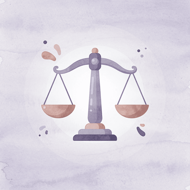 Scale icon representing body adaptation balance