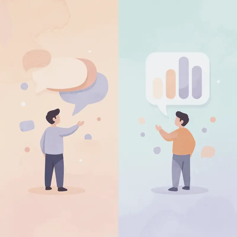 Split scene showing misconception versus reality about compounded weight loss medications