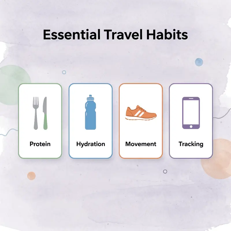 Four essential habits to maintain during travel