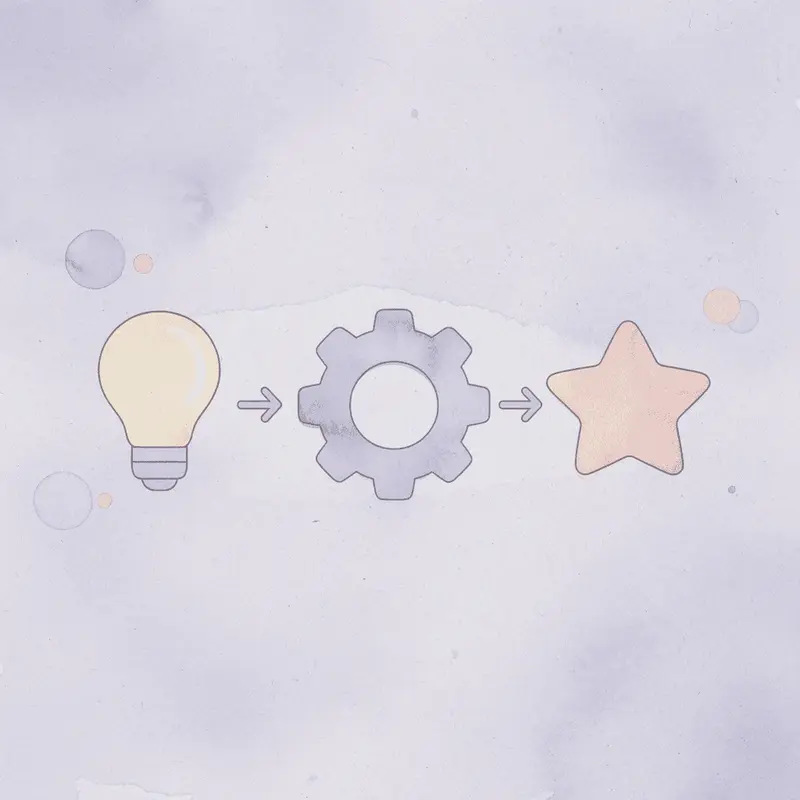 Three icons showing medical records, time, and approval process